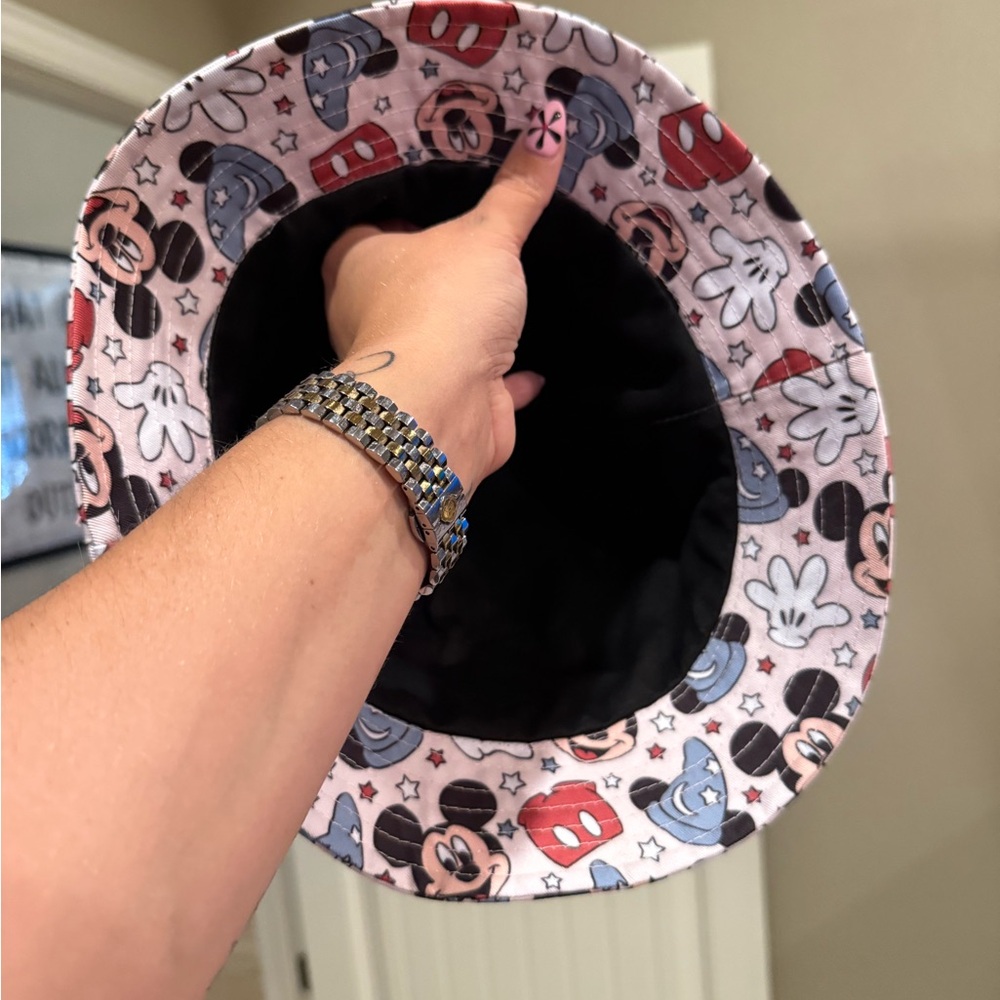 Disney Mickey Mouse Patterned Bucket Hat - Picture 3 of 3